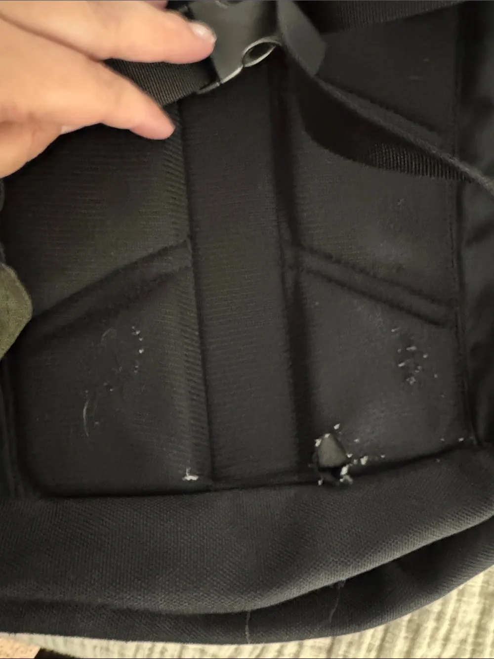Vintage Y2K The North Face Yavapai Olive Green and Black Backpack